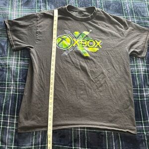 Y2K 2000s Black Xbox Graphic T